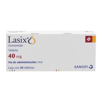 LASIX FUROSEMIDE 40 MG 24 TABS