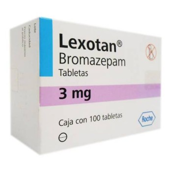 LEXOTAN BROMAZEPAM 3 MG 100 TABS