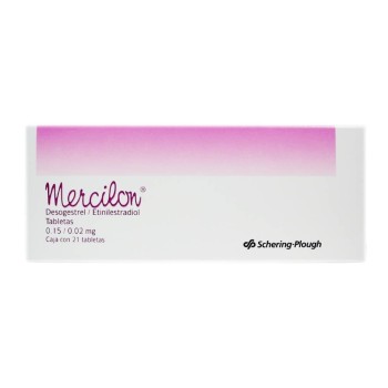 MERCILON DESOGESTREL ETHINYLOESTRADIOL 0.15 MG / 0.02 MG 21 TABS