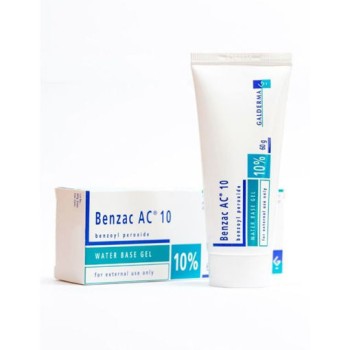 BENZAC AC BENZOYL PEROXIDE GEL 10% 60 G LIMIT OF 3 TUBES