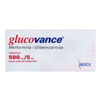 GLUCOVANCE GLYBURIDE METFORMIN 500/5 MG 60 TABS