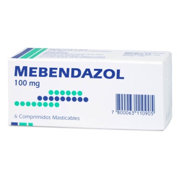 MEBENDAZOLE GENERIC 100 MG 6 TABS
