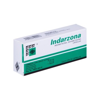 INDARZONA INDOMETACIN DEXAMETAZONA 25/0.5 MG 30 CAPS