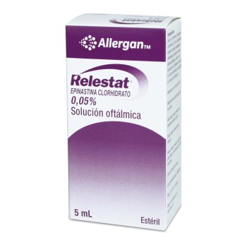 RELESTAT ELESSTAT SOL. EPINASTINE OPHTHALMIC 0.05% 5 ML