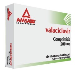 VALTREX VALACYCLOVIR  GENERIC 500 MG 30 TABS
