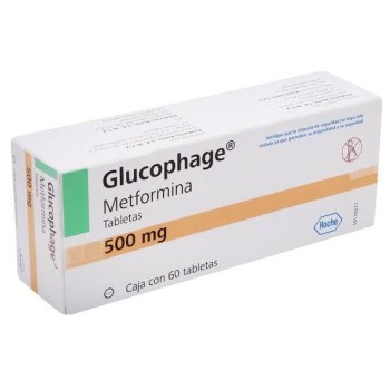 GLUCOPHAGE METFORMIN 500 MG 60 TABS