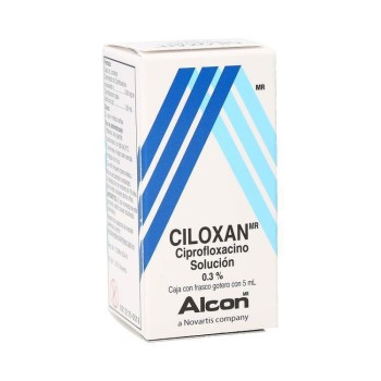 CILOXAN CIPROFLOXACIN OPHTHALMIC SOL. 3 MG 5 ML