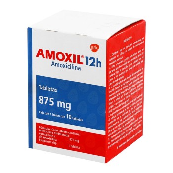 AMOXIL 12H AMOXICILLIN 875 MG 20 TABS