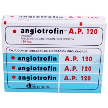 CARDIZEM DILACOR XR ANGIOTROFIN AP 120 MG 40 TABS