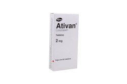 ATIVAN LORAZEPAM 2 MG 80 TABS.