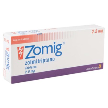 ZOMIG ZOLMITRIPTAN 2.5 MG 2 TABS