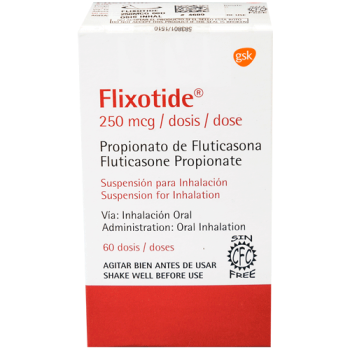 FLIXOTIDE FLUTICASONE SUSP. 250MCG 60 DOSAGES