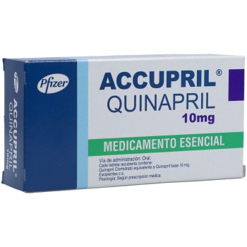 ACCUPRIL QUINAPRIL  10 MG 42 TABS