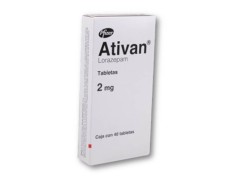 ATIVAN LORAZEPAM 2 MG 40 TABS.