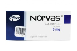 NORVAS AMLODIPINE 5 MG 30 TABS