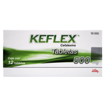 KEFLEX CEPHALEXIN 500 MG 12 TABS