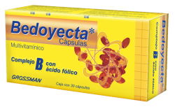 BEDOYECTA  MULTIVITAMIN WITH COMPLEX B AND FOLIC ACID 30 CAPS