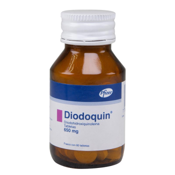 DIODOQUIN IODOQUINOL 650 MG 60 TABS