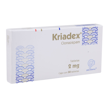 KLONOPIN KRIADEX CLONAZEPAM 2 MG 30 TABS