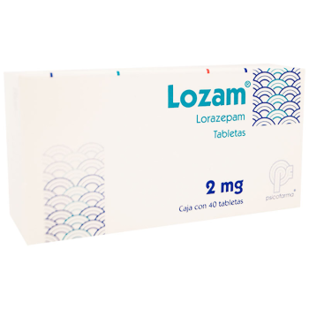 ATIVAN LOZAM LORAZEPAM 2 MG 80 TABS