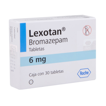 LEXOTAN BROMAZEPAM 6 MG 30 TABS.