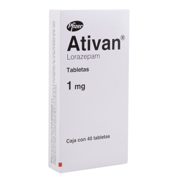 ATIVAN LORAZEPAM 1 MG 80 TABS.
