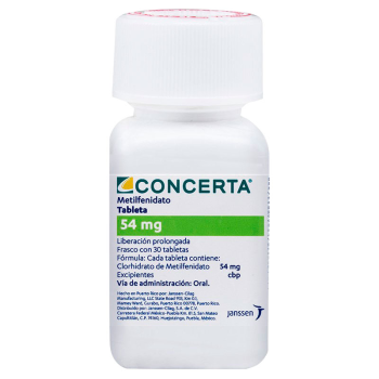 CONCERTA METHYLPHENIDATE 54 MG 30 TABS