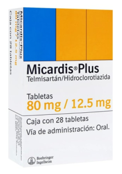 MICARDIS PLUS TELMISARTAN HYDROCHLOROTHIAZIDE 80/25 MG CON 28 TABLETAS
