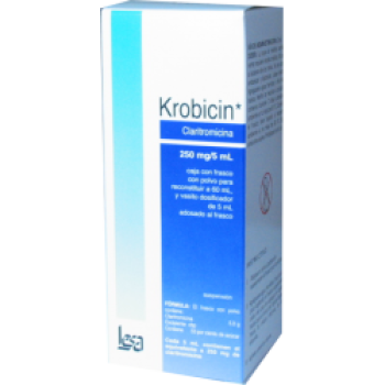 CLARITHROMYCIN GENERIC SUSP 250 MG / 5 ML