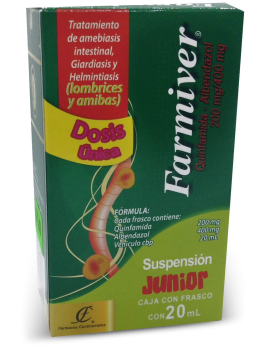 ALBENDAZOLE QUINFAMIDE GENERIC 200 MG / 400 MG 20ML