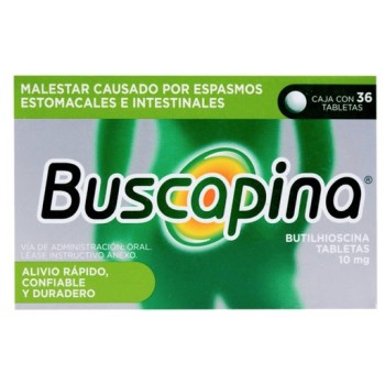 BUSCAPINA BUTYLSCOPOLAMINE 10 MG 36 TABS