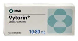 VYTORIN EZETIMIBE SIMVASTATIN 10/80 MG 14 TABS