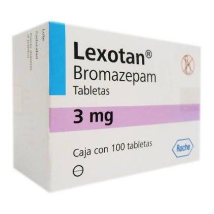 LEXOTAN BROMAZEPAM 3 MG 100 TABS
