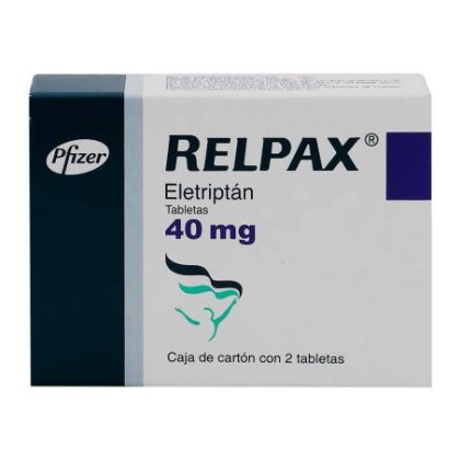 RELPAX ELETRIPTAN HIDROBROMIDE 40 MG 2 TABS