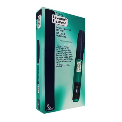 LEVEMIR FLEXPEN 5 PRE FILLED PEN 100U/3 ML