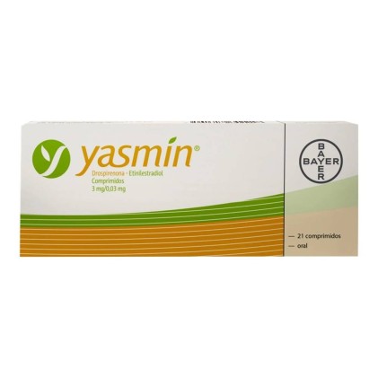 YASMIN DROSPIRENONE AND ETHINYL ESTRADIOL 3MG / 0.03MG / 21 TABS