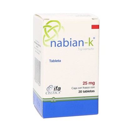 NABIAN-K TOPIROMATE 25 MG  20 TABS