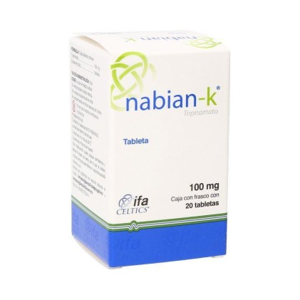NABIAN-K TOPIRAMATE 100 MG  20 TABS