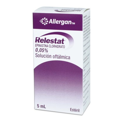 RELESTAT ELESSTAT SOL. EPINASTINE OPHTHALMIC 0.05% 5 ML