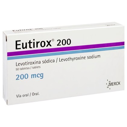 LEVOXYL SYNTHROID EUTIROX LEVOTHYROXINE 200 MCG 50 tabs