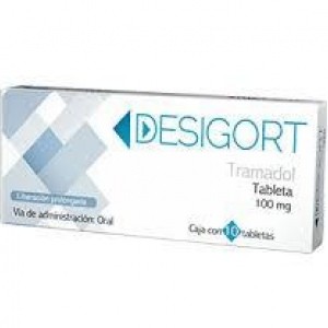 DESIGORT TRAMADOL ER GENERIC 100 MG 20 TABS