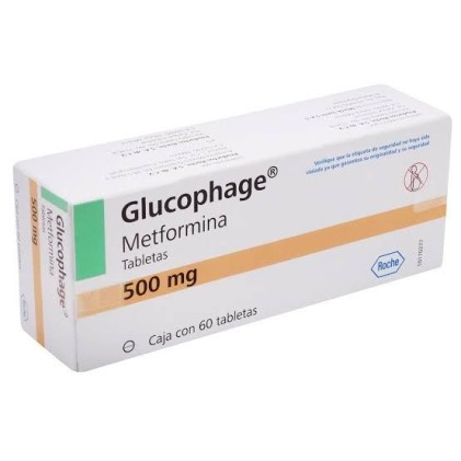 GLUCOPHAGE METFORMIN 500 MG 60 TABS