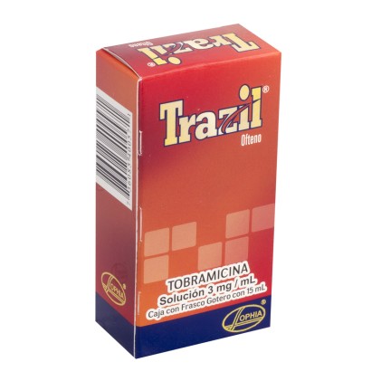 TRAZIL TOBRAMYCIN OPHTHALMIC SOL. 3 ML 15 ML