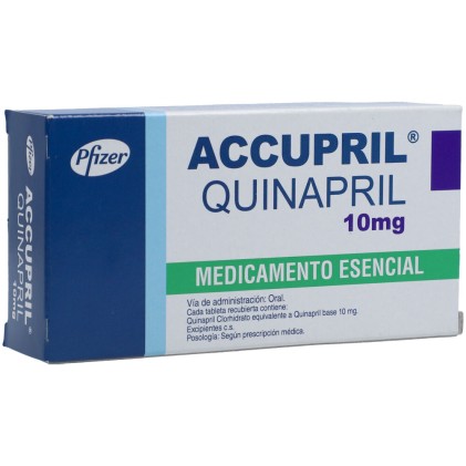 ACCUPRIL QUINAPRIL  10 MG 42 TABS