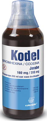 KODEL BROMHEXINE / CODEINE 160 MG /200 MG