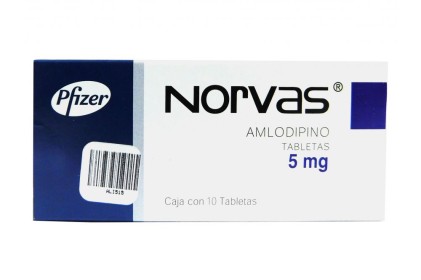 NORVAS AMLODIPINE 5 MG 30 TABS