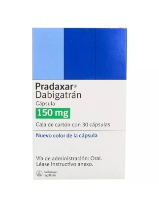 PRADAXA DABIGATRAN 150 MG 30 CAPS