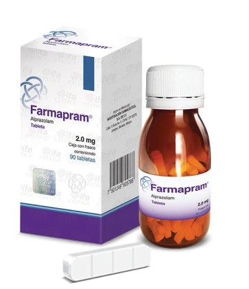 XANAX FARMAPRAM ALPRAZOLAM 2 MG 30 TABS