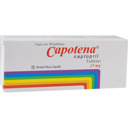 CAPOTEN CAPOTENA CAPTOPRIL 25 MG 30 TABS