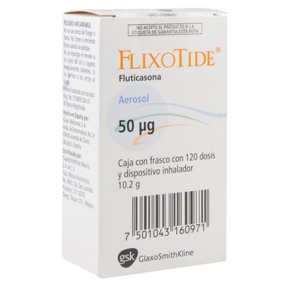 FLIXOTIDE FLUTICASONE SUSP. 50MCG 120 DOSAGES